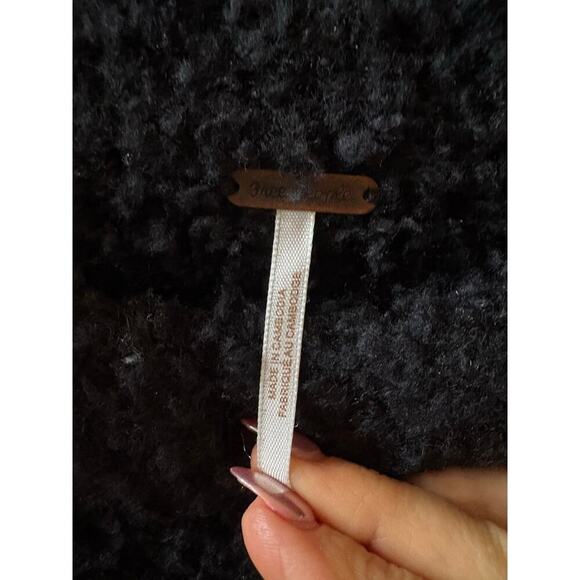 NEW Free people teddy tunic sweater dress black size medium - Picture 10 of 10